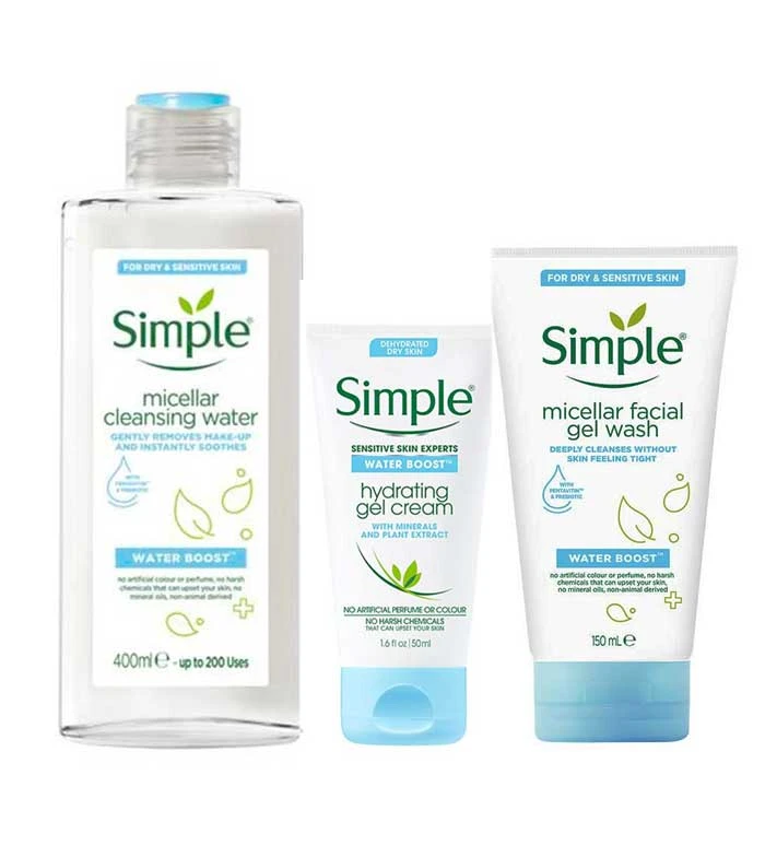 Simple - Pack Water Boost + Gel Micellaire Cadeau 1 Simple - Pack Water Boost + Gel Micellaire Cadeau